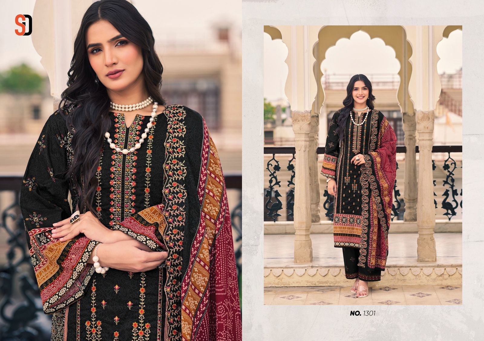 Bin Saeed Vol 13 By Shraddha Designer Cotton Dress Material Exporters In India